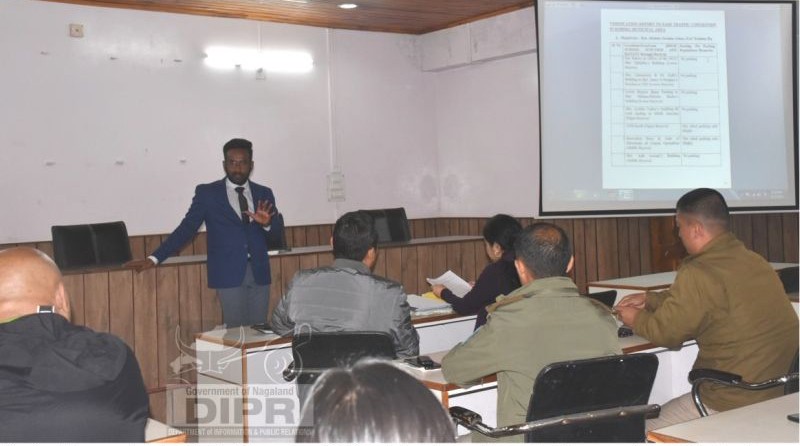 Meeting of Regional Transport Authority, Kohima under the chairmanship of DC Kohima, Shanavas C held at DC's conference hall, Kohima on November 4. (DIPR Photo)